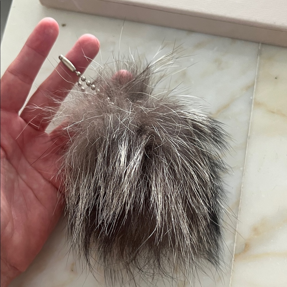Furry Pom Key Chain